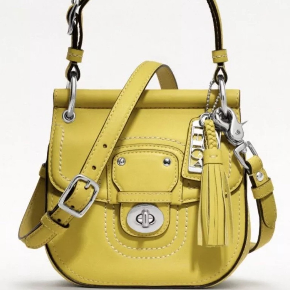 Coach Mini Willis in Bright Yellow
